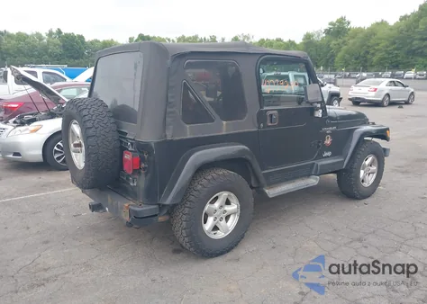 2001 Jeep Wrangler Sahara z USA, uszkodzony, nr VIN 1J4FA59S41P376079